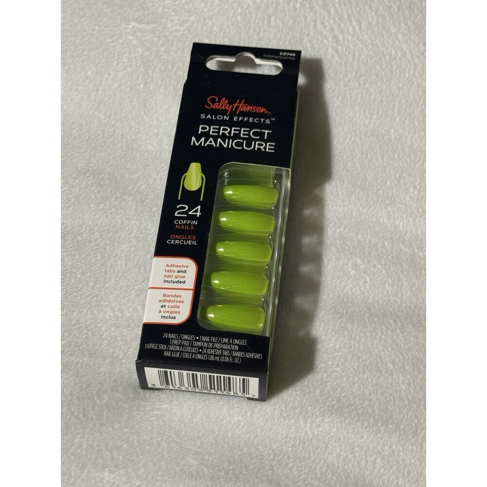 Sally Hansen Manicure Press On Nails - Coffin - Defying Gravi-tea